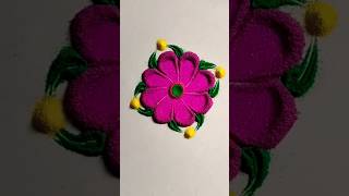 beautiful rangoli #beautiful #flower #rangoil #youtubeshorts #shorts