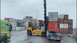 container drop off/ pick up   HD 1080p