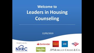 Leaders in Housing Counseling - December 5, 2019