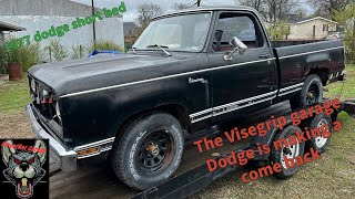 the Vice Grip Garage 1977 Dodge adventurer It needs a little love but we will continue the work.