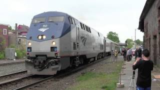 [HD] Amtrak Lake Shore Limited at Palmer, MA