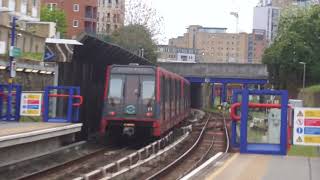 All Saints Station, Docklands Light Railway DLR, East India Quay Road, Poplar, Tower Hamlets, London