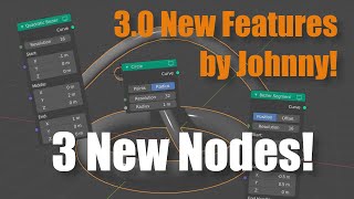 Blender 3.0 New Features: 3 More New Geometry Nodes that I Coded!