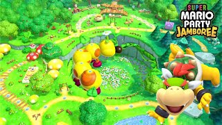 Super Mario Party Jamboree - Party-Planner Trek Part 2 (Mega Wiggler's Tree Party, All Mini-Stars)