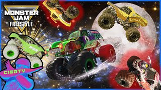 Monster Jam CRAZY Racing, Freestyle, Crashes, & High Speed Jumps #7 | GRAVE DIGGER | Steel Titans 2