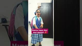 Mammy happy days start ayyayi...#funny #comedy #schoollife #shorts