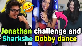 Jonathan Zgod funny troll Sharkshe Dobby 😂 live stream dance 🔥