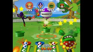 Mario Superstar Baseball Gamecube All Minigames 4 player Netplay 60fps