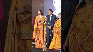 Diya lightiing by aditi rao hydrari , dia mirza at the dada sahib phalke film festival awards anno