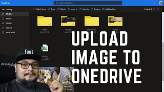 How to upload images to One Drive for custom gamer pic | How to install One Drive