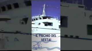 L'arrivo del vesta a Carloforte, 1/agosto/1991 #ferry