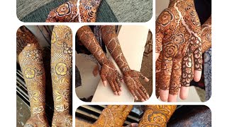 bridal mehndi design /full hand #henna# mehandi