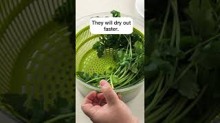 Herb Hack for Drying Out Herbs Faster | #shorts