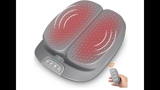 TEST of Snailax Vibration Foot Massager with Heat, Remote Control  and Adjustable Vibration Speed