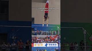 Who’s the best ever on High Bar? #gymnastics #highbar #perfect