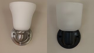 Replacing an old wall sconce