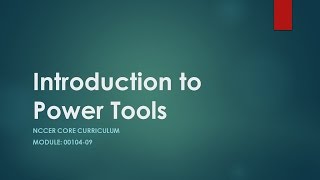 Intro to Power Tools   Final Copy