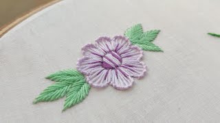 Latest Hand Embroidery, Flower Embroidery Tutorial by @fatimafaruqs