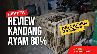 review kandang ayam istimewa proses 80% bisa kirim luar Jawa⁉️