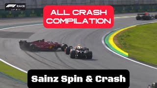 What happen to Sao Paulo Grand Prix 2022? | All Crash Compilation