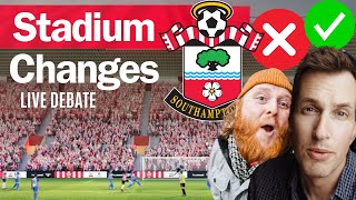 ST MARYS KOP?! AWAY FANS TO BE MOVED?! One BIG PROBLEM.. LIVE debate  #SaintsFC