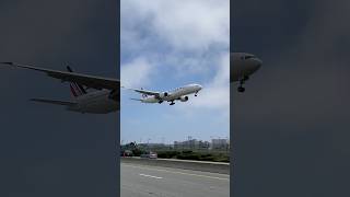 Air France landing at LAX runway 24R