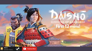 Daisho: Survival of a Samurai Gameplay - First 12 mins #steam