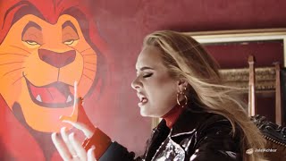 Easy On Me Meme, Adele (lion sleeps tonight) #shorts