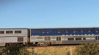 Amtrak Pacific Surfliner 777 at track speed (70 mph) in Ventura, CA