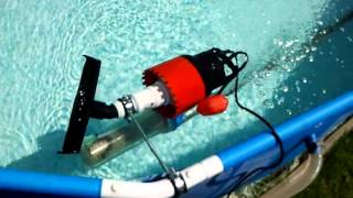 Self-made swimming pool skimmer