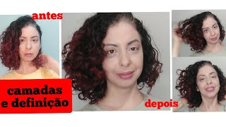 corte em camadas para dar DEFINIÇÃO