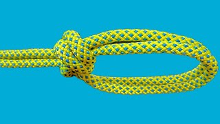 How to tie bowline on a bight?Not easy to slip off, easy to untie