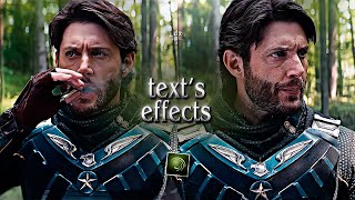 pack de efectos de textos | alight motion (xml + preset)