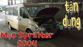 Mercedes Sprinter 2004 16 chỗ xe hết đời máy còn sử dụng tốt,tận dụng giá 45 triệu | Ô-tô Thanh Xuân