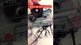 Cassette Stuck Eaten Chewed? Do This! #cassette #diyaudio #nostalgic