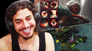 NOVA CAMPEÃ! AMBESSA MEDARDA - HABILIDADES, GAMEPLAY, NOVO MAPA E MAIS | (QUE AULA!) | Kennzy REACT!