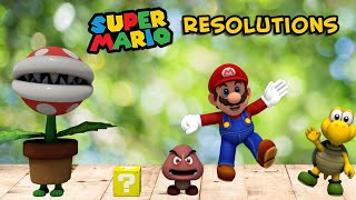 Super Mario New Year's Resolutions