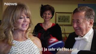 Goldie Hawn & Richard Lugner am Wiener Opernball