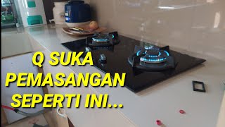 contoh pemasangan kompor tanam