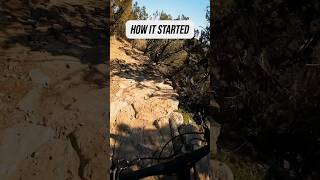 How it Started VS How It’s Going👀 #mtb #bike #park #jump #trail