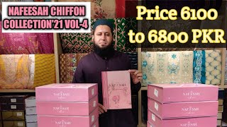 NAFEESAH CHIFFON COLLECTION'21 VOL-4 Price 6100, 6400, 6500, 6700, 6800 PKR