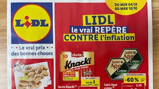 CATALOGUE LIDL DU 5 ET 9 OCTOBRE 2023