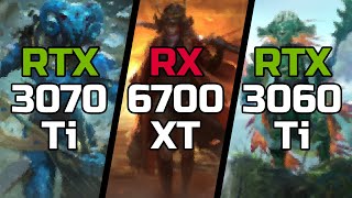 RTX 3070 Ti vs RX 6700 XT vs RTX 3060 Ti - Test in 19 Games