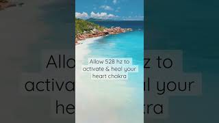 Let go and allow 528 hz to heal and activate your heart chakra 🤍