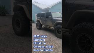 Our Colorado / Moab trip, many miles and lots of seat time.