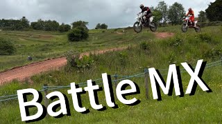 Riding Battle MX on Husqvarna TC125