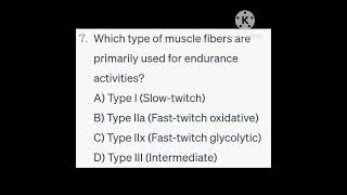 #SkeletalMuscle  #Structure  #MCQ  #MusclePhysiology