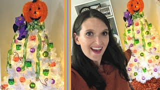 How to Decorate a Halloween Tree SIMPLE and CHEAP