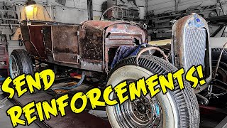 95 Year Old Model T Body Needs HELP! New Bones Of Steel- 1927 Ford Touring Hot Rod Project