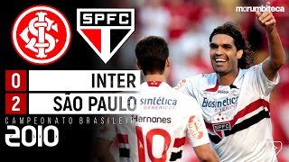 Inter 0x2 São Paulo - 2010 - O 1º GOL DE FERNANDÃO NO TRICOLOR, NA LEI DO EX NO BEIRA RIO!